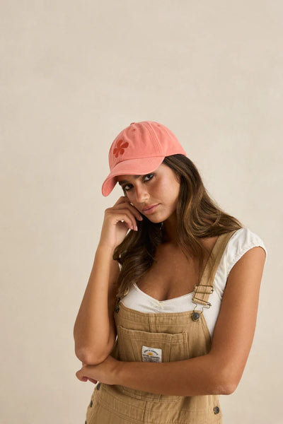 Melia Twill Cap dusty red