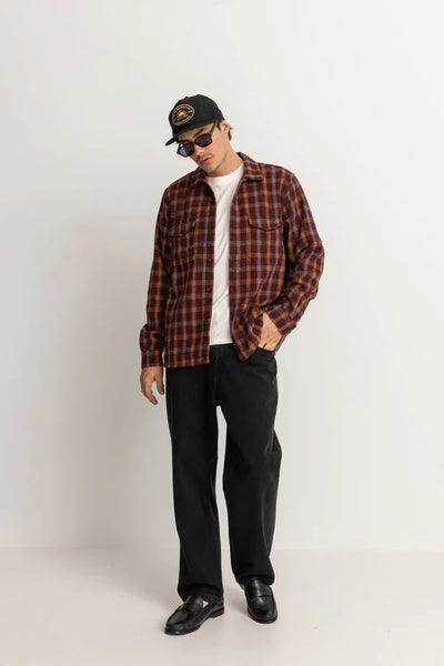 Check Ls Shirt (wine)