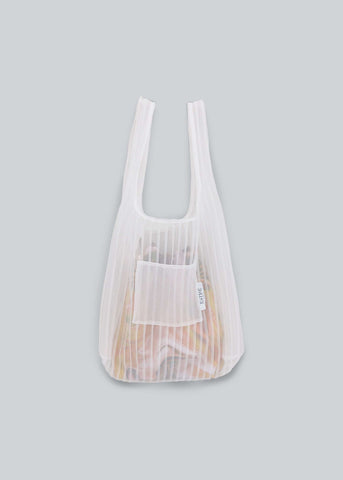 Pleated Tote With Inner Bag