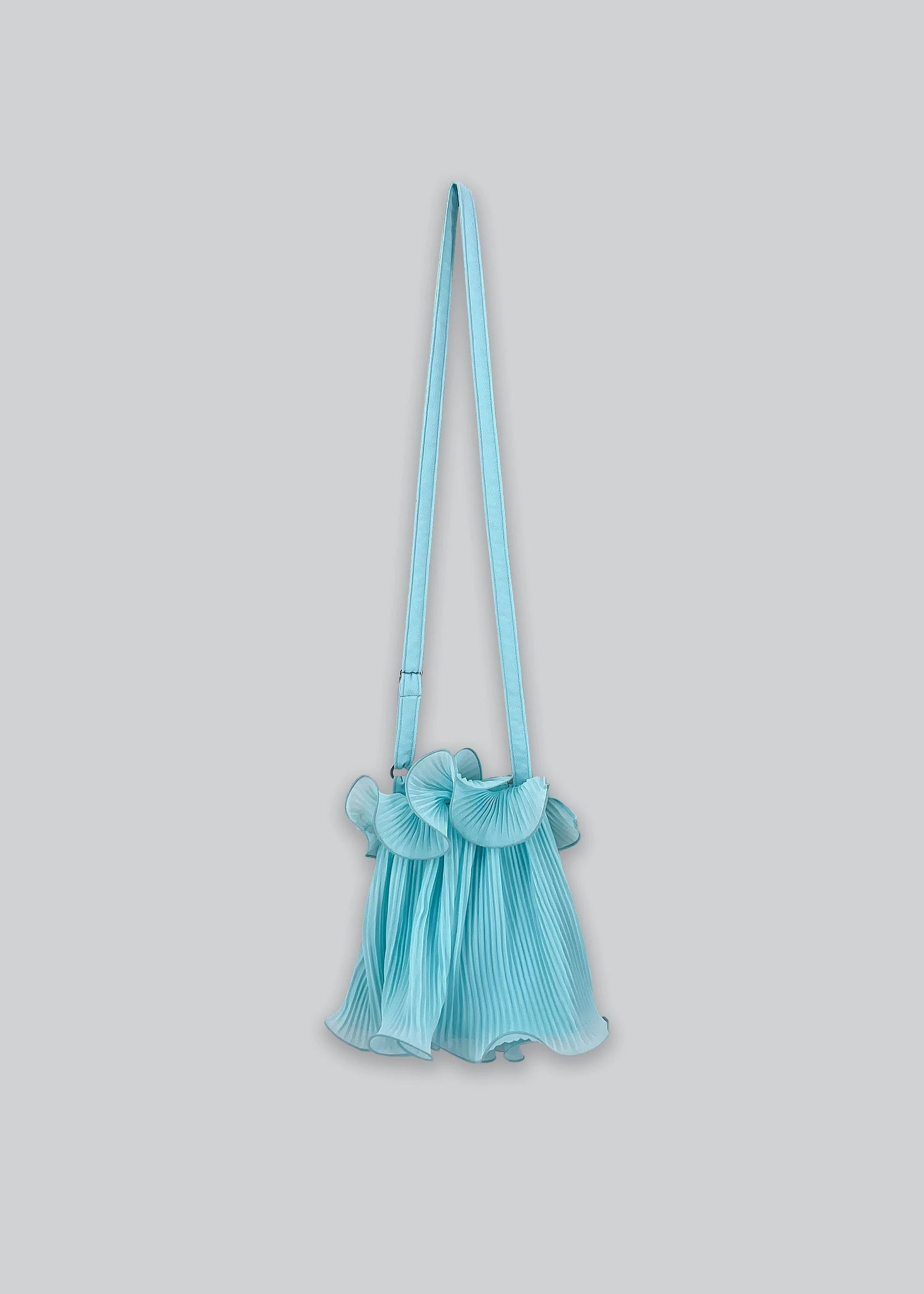 Jellyfish Pleated Bag Aqua