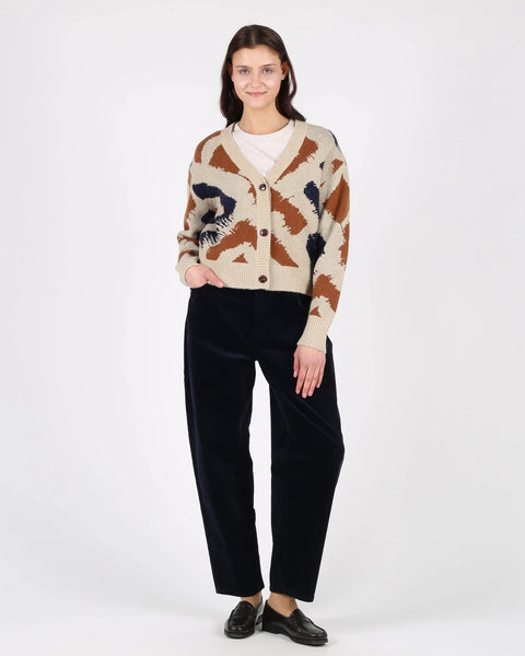 Ruth Cardigan Navy-Beige