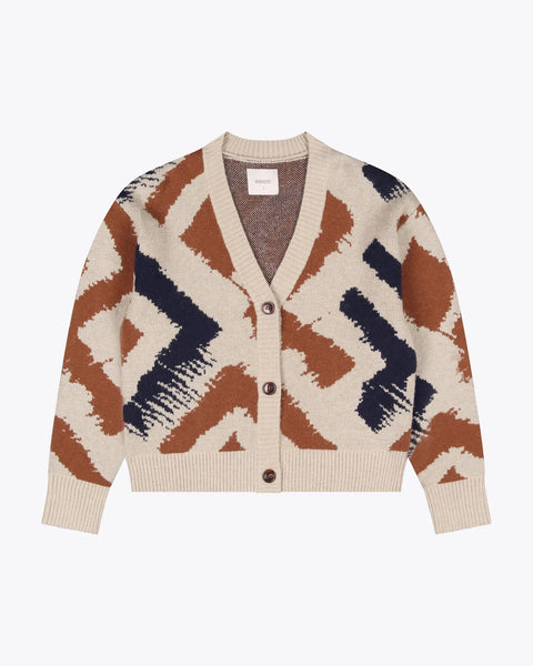 Ruth Cardigan Navy-Beige