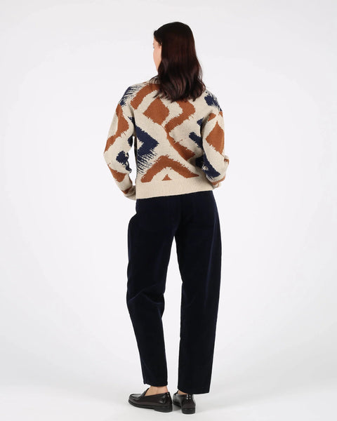 Ruth Cardigan Navy-Beige