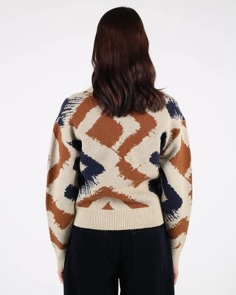 Ruth Cardigan Navy-Beige
