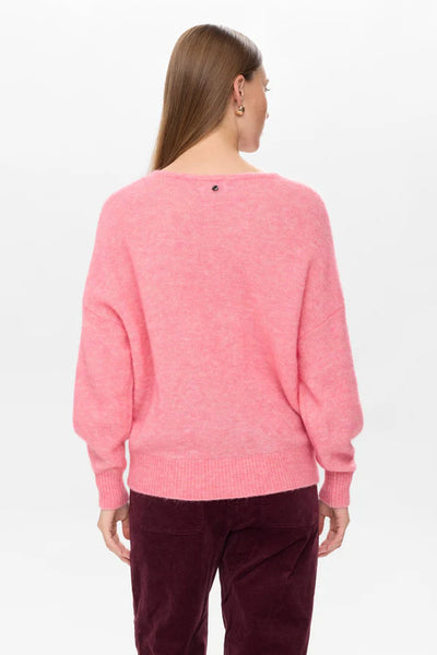 Nuriette V-Neck Pullover (pink lemonade)