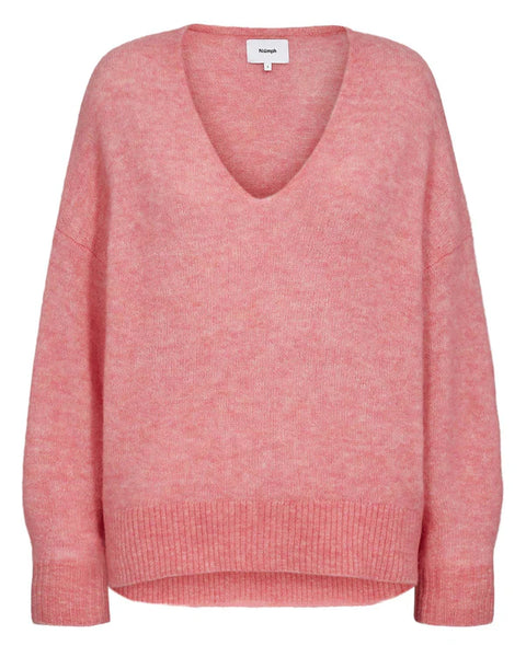 Nuriette V-Neck Pullover (pink lemonade)