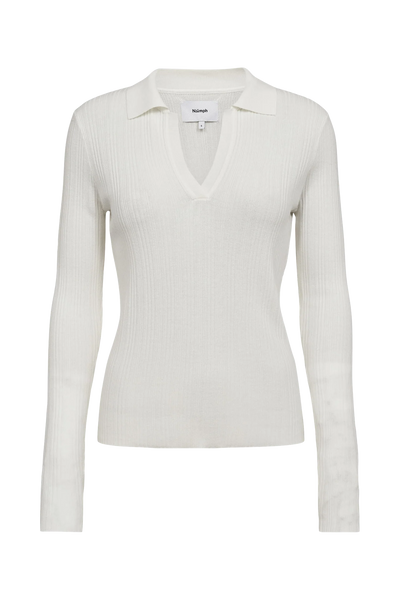 Nusebila Polo Blouse white
