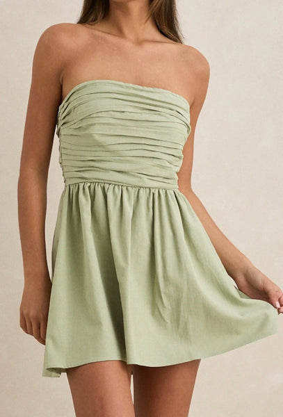 Mila Mini Dress Green