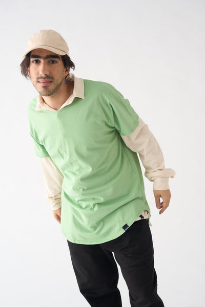 Camiseta lisa verde