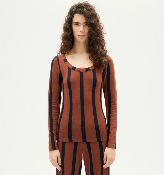 Toasted Navy Casilda Top