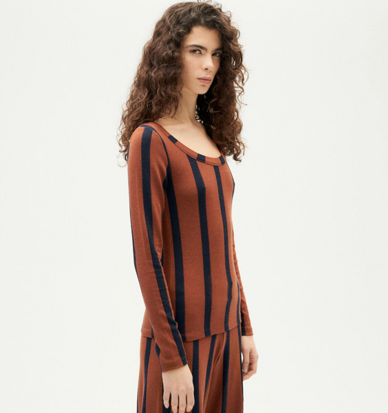 Toasted Navy Casilda Top