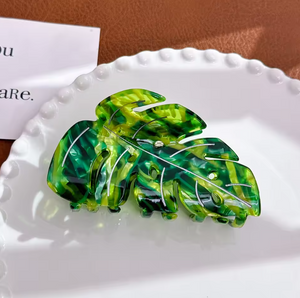 Hoja verde Clip