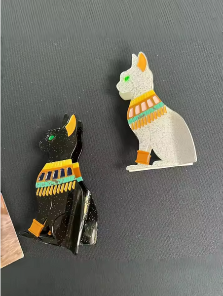 Egypt cat white Clip