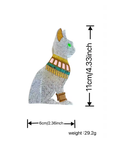 Egypt cat white Clip