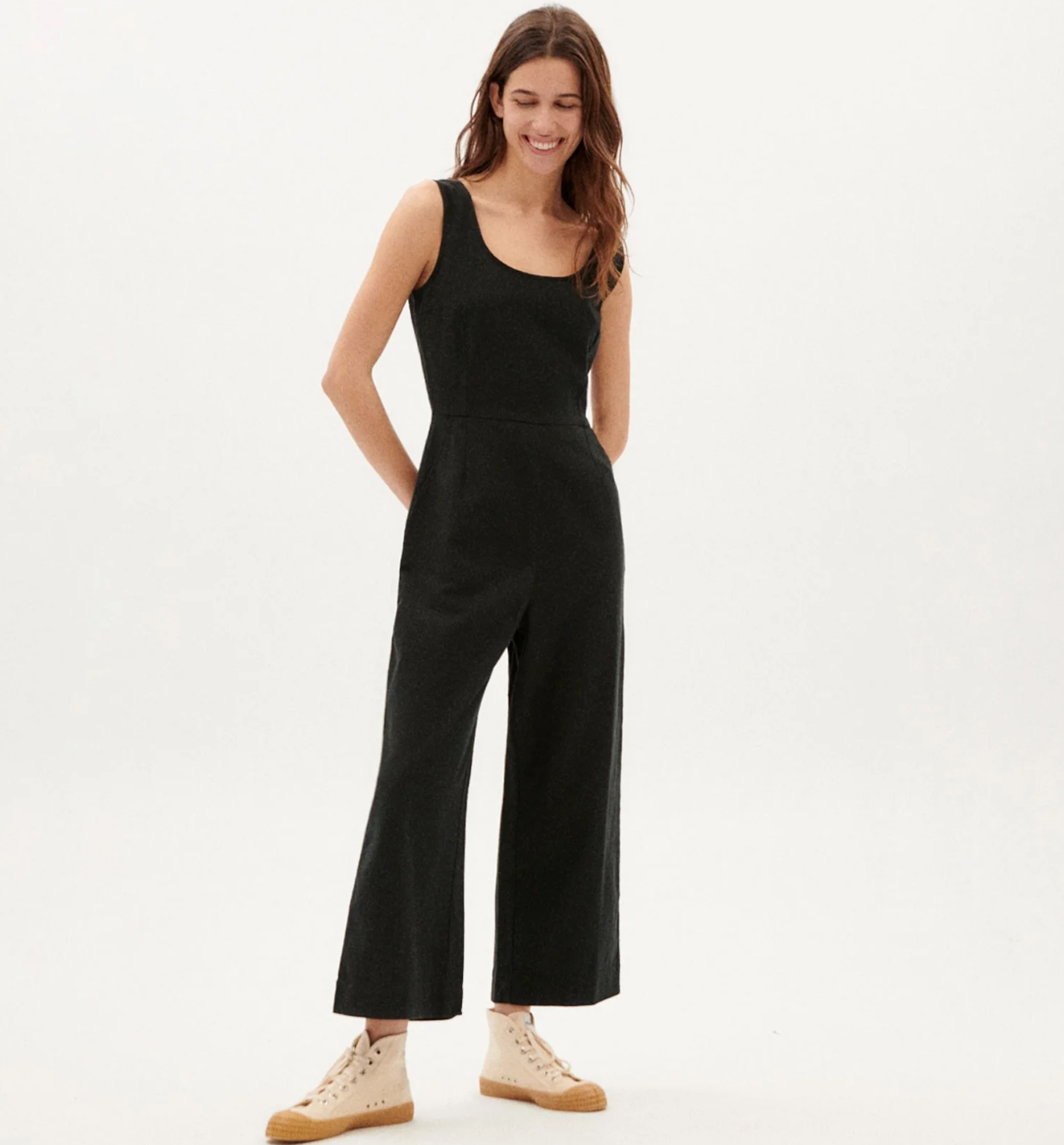 Black Rafflesia Jumpsuit