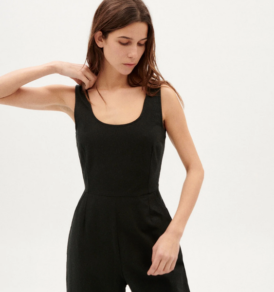 Black Rafflesia Jumpsuit