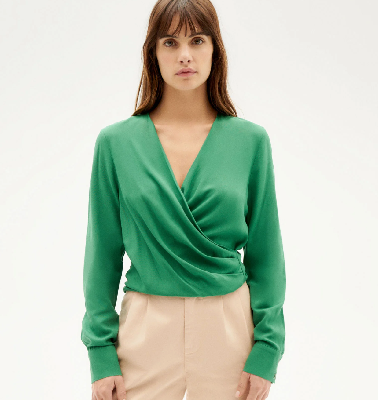 Green Dione Blouse