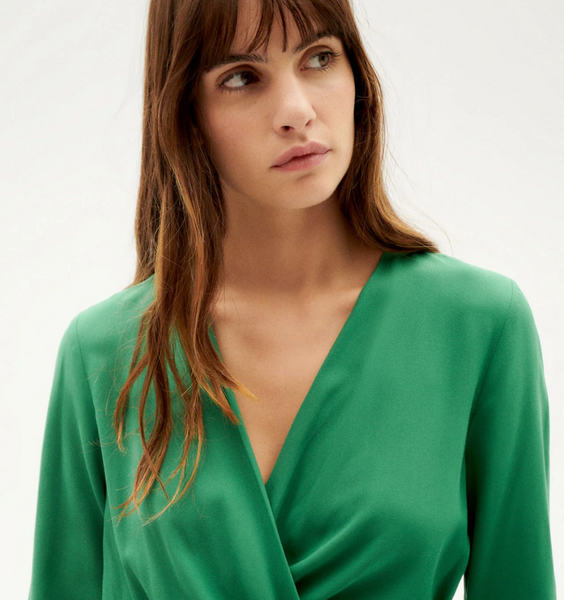 Green Dione Blouse