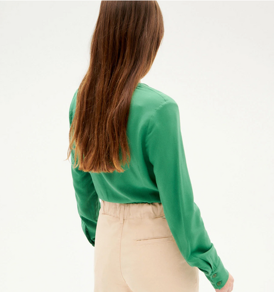 Green Dione Blouse