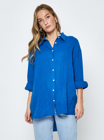 Ilo Oversized shirt blue