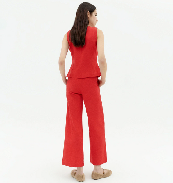 Red Fiery Karina Pants