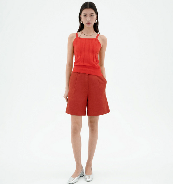 Fiery Red Nadine Top