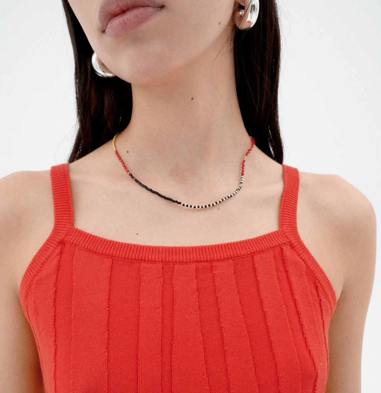 Fiery Red Nadine Top