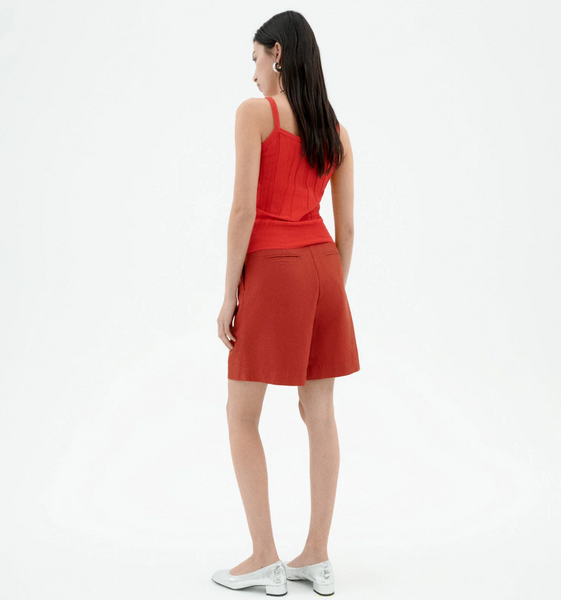 Fiery Red Nadine Top
