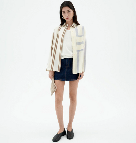 Poplin Stripes Marcelle Blouse