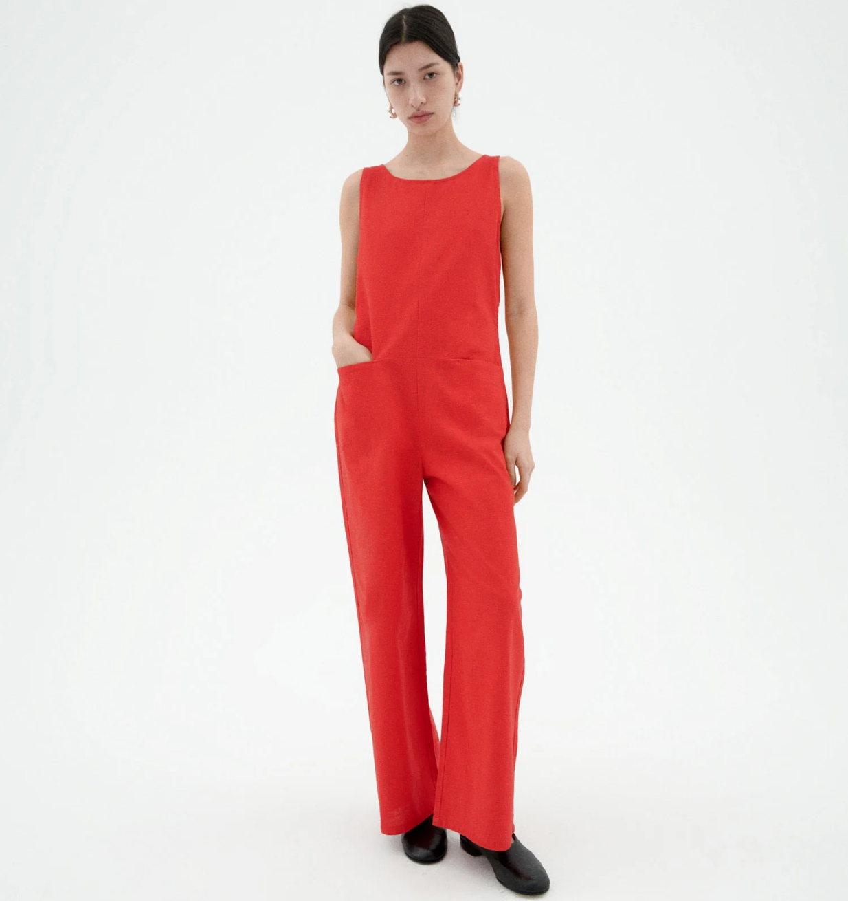 Red Adriana Jumpsuit