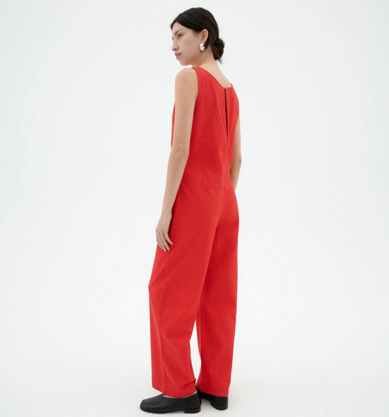 Red Adriana Jumpsuit