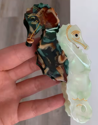 Seahorse Clip (verde)