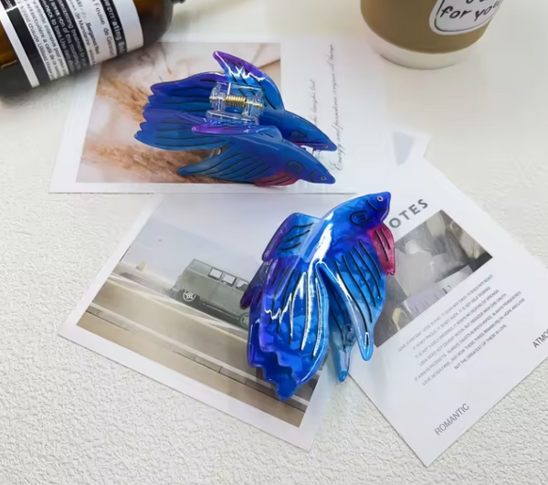 Blue Fish Clip