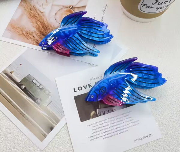 Blue Fish Clip
