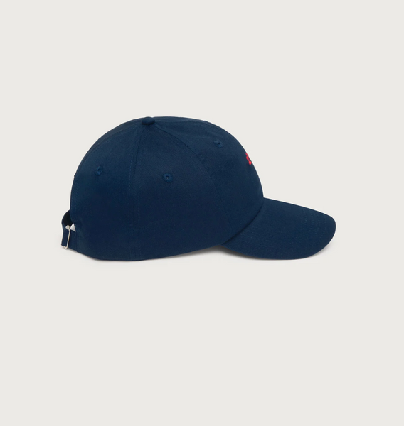 Navy Flower Chris cap