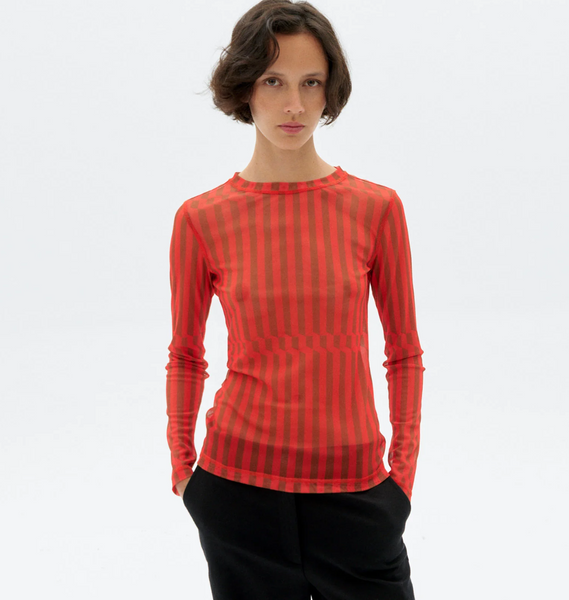 Esque Orange Tere Top