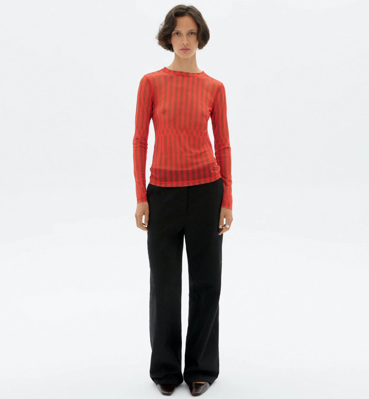 Esque Orange Tere Top