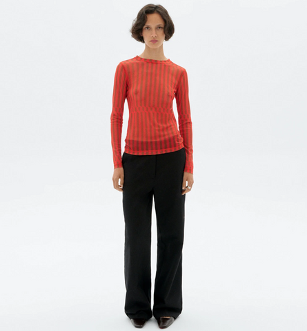 Esque Orange Tere Top