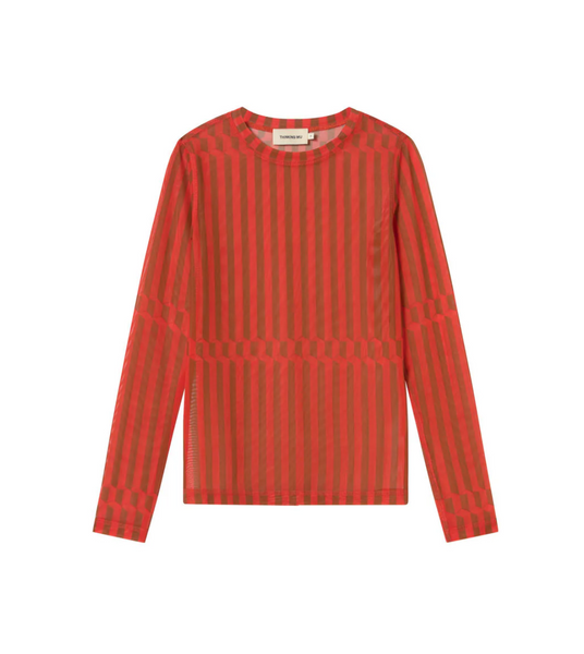 Esque Orange Tere Top