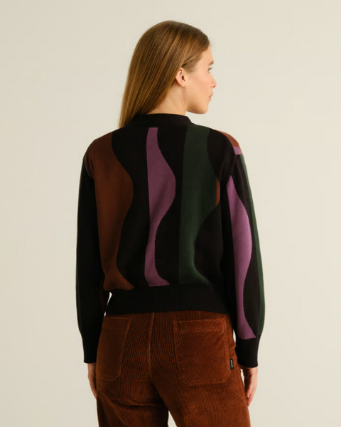 Kanan wavy stripe cardigan