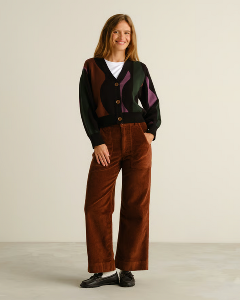 Kanan wavy stripe cardigan