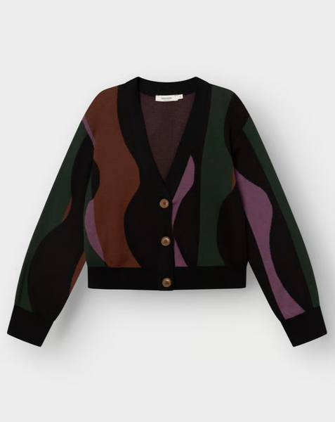 Kanan wavy stripe cardigan