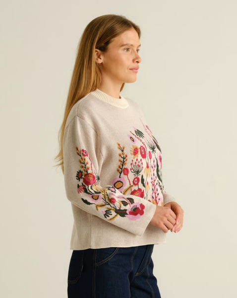 Limhamn Folk Flower Sweater