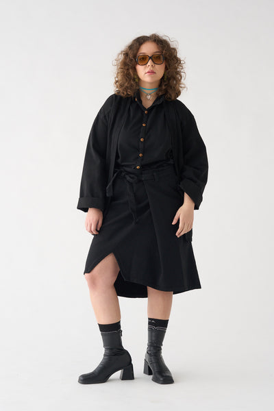 Falda unisex negro