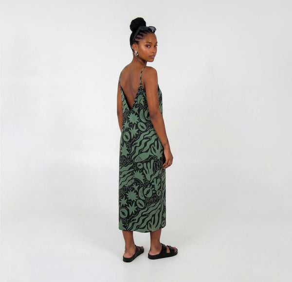 Aquanight Midi Dress