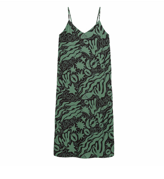 Aquanight Midi Dress