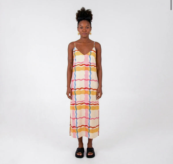 Vichy Summer Midi Dress