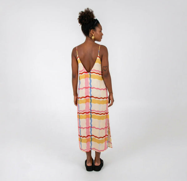 Vichy Summer Midi Dress