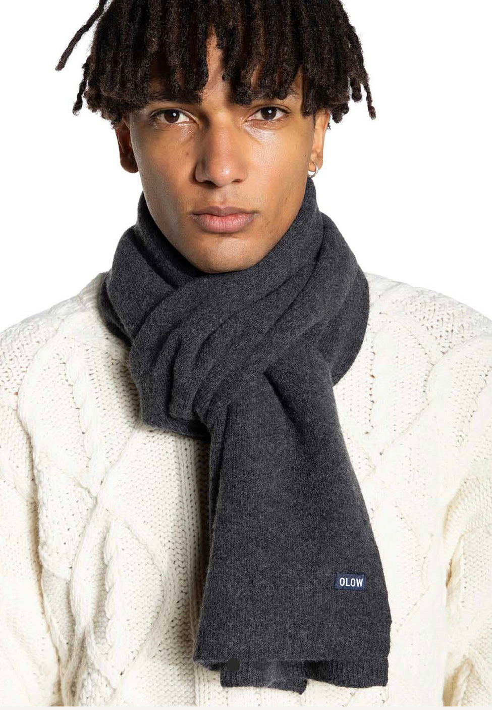 Horn Scarf Grey