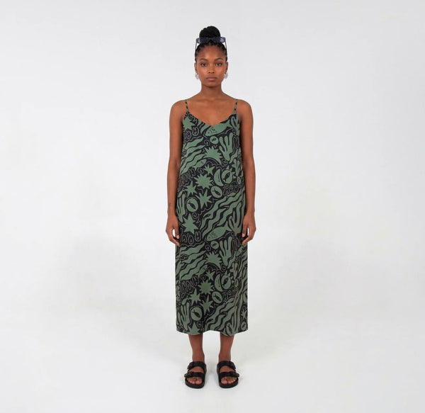 Aquanight Midi Dress